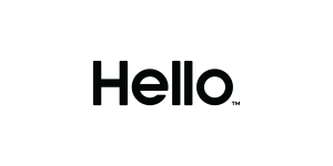 A graphic featuring the logo for Hello network